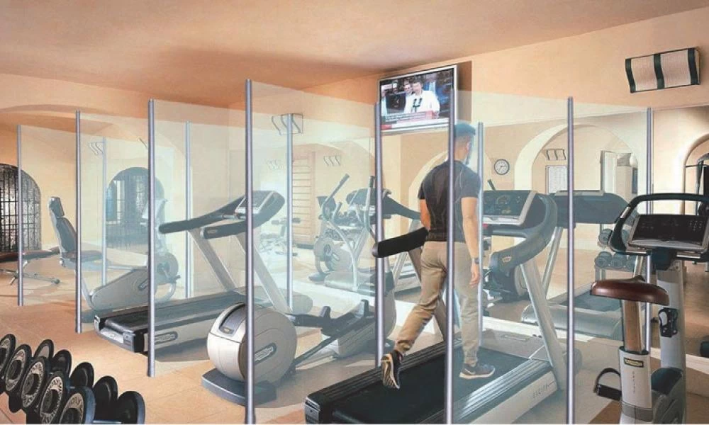 Γυμναστήρια: Διαχωριστικό ανάμεσα στα όργανα αερόβιας άσκησης